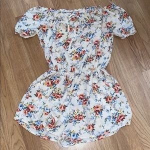 Flowered Romper